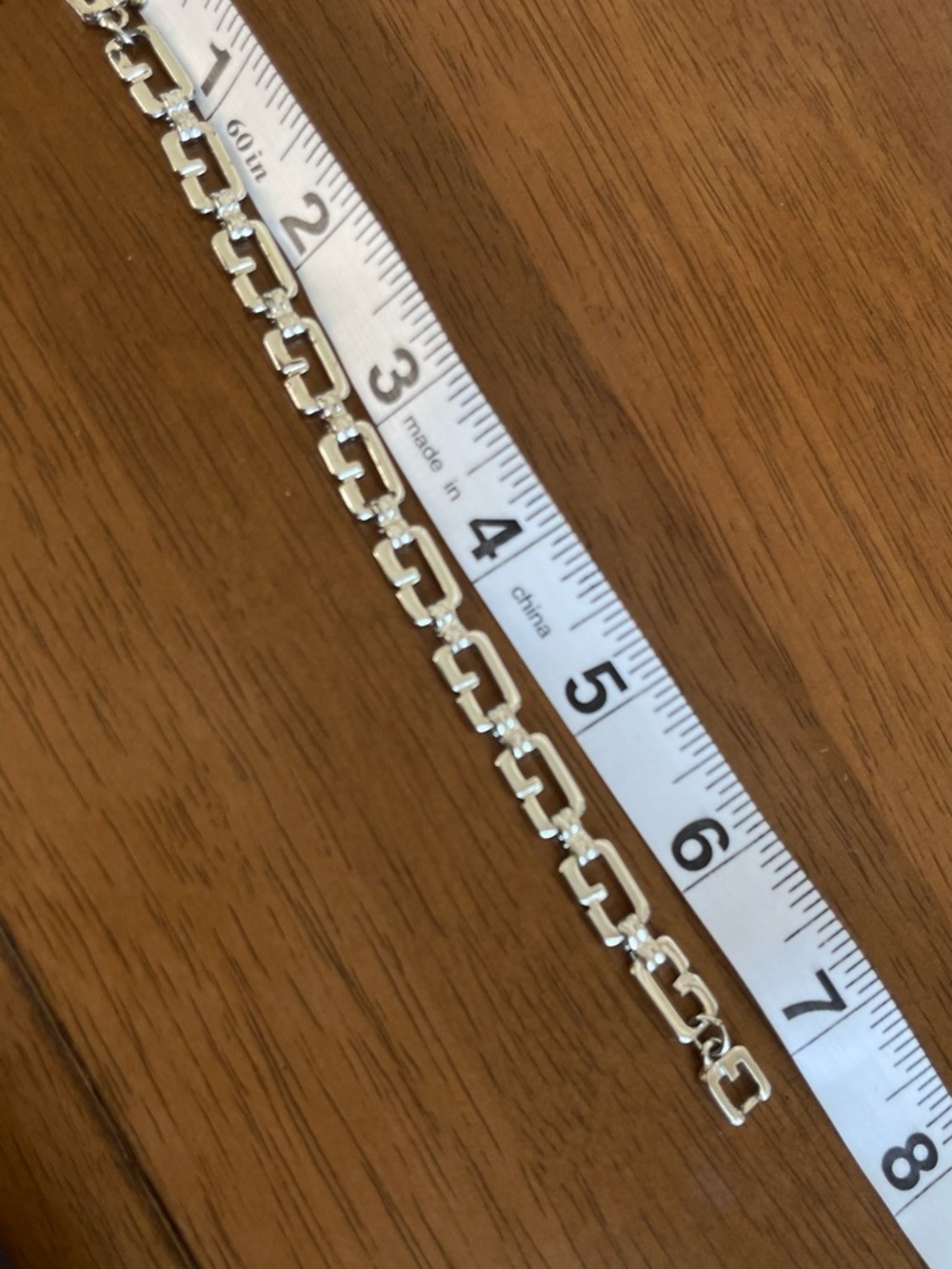 Givenchy Vintage G-Link Silver Bracelet - Picture 6 of 8